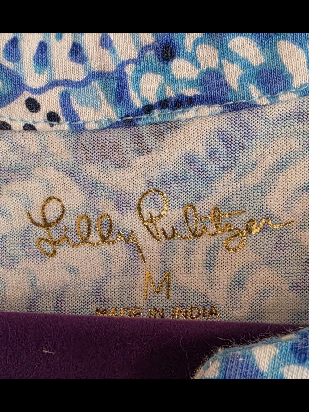 Lilly Pulitzer Amalfi Blue By The Seashore Easley Dress Sz Med - Picture 2 of 3